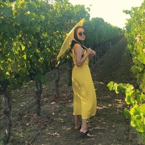 Zara TRF Yellow Dress